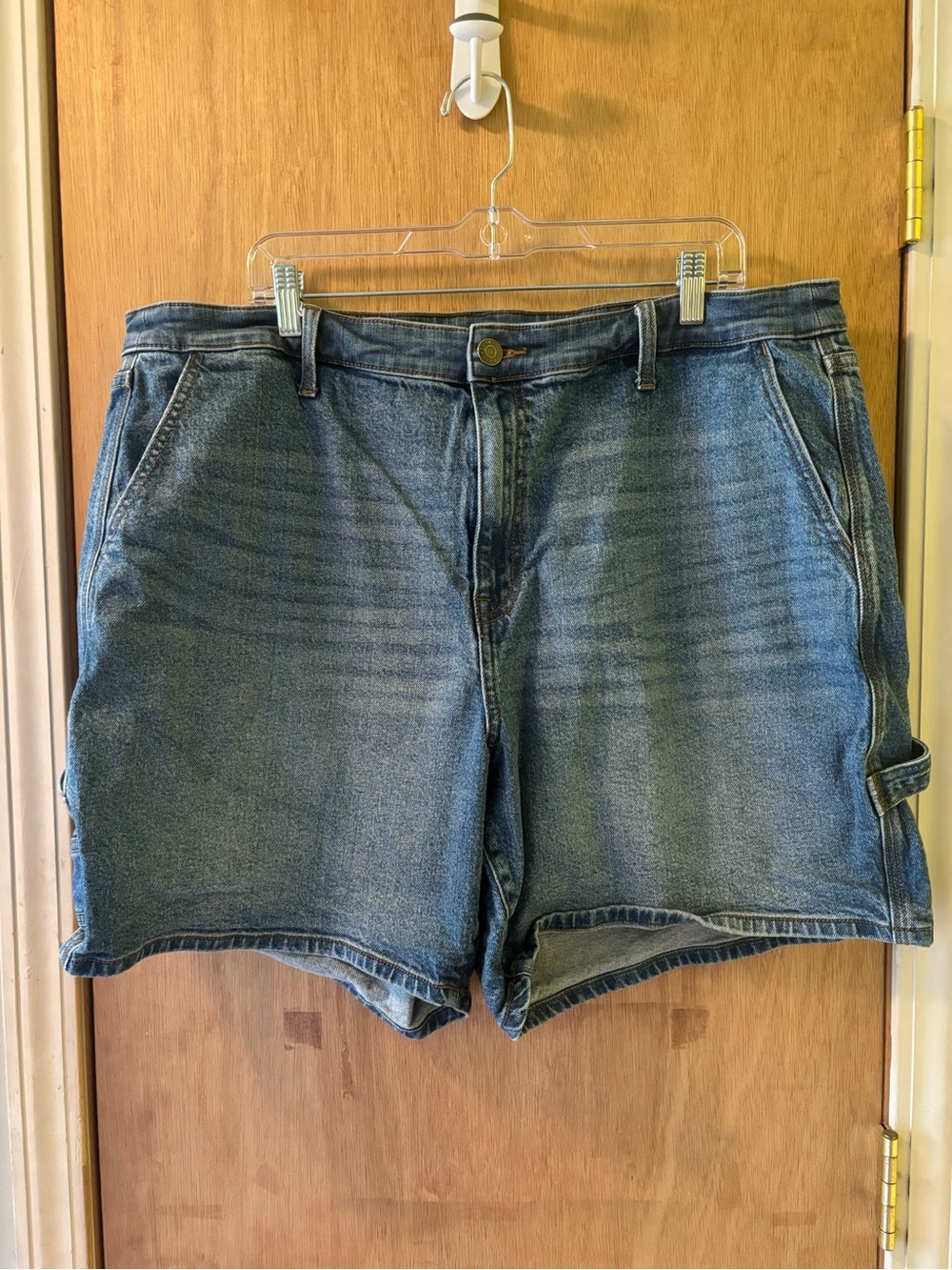 Torrid High-Rise 7" Dad Shorts in Classic Denim